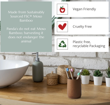Children's Bamboo Toothbrush Set